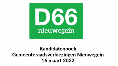 D66 Nieuwegein maakt kandidaten advieslijst gemeenteraadsverkiezingen bekend