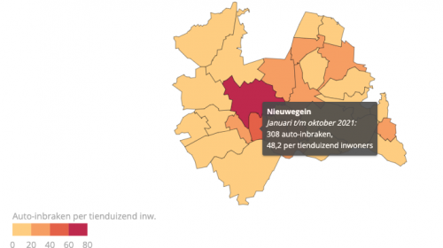 Auto-inbrekers houden van Nieuwegein