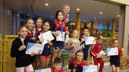 Zwemvereniging Aquarijn in Nieuwegein organiseerde een Sintwedstrijd