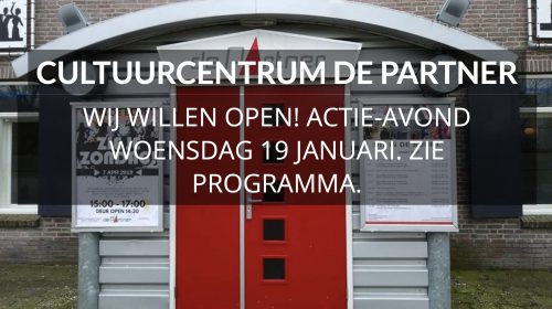 Cultuursector in actie, ook in Nieuwegein!