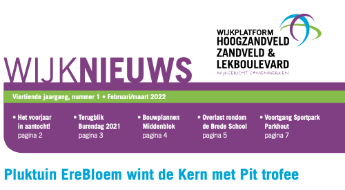 De wijkkrant voor Hoogzandveld, Zandveld & Lekboulevard is af