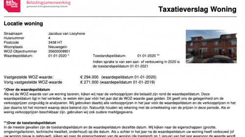 Vragen over de hoogte van de WOZ-waarde?