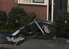 Storm Dudley richt schade aan in Nieuwegein