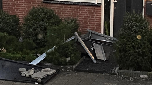 Storm Dudley richt schade aan in Nieuwegein