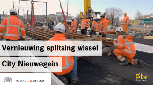 Video: ‘Blik in vogelvlucht op nieuwe trambaan City Nieuwegein’