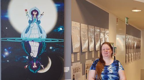 Expositie Kim Houtzager in de bieb