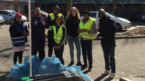 Opschoondag in Merwestein