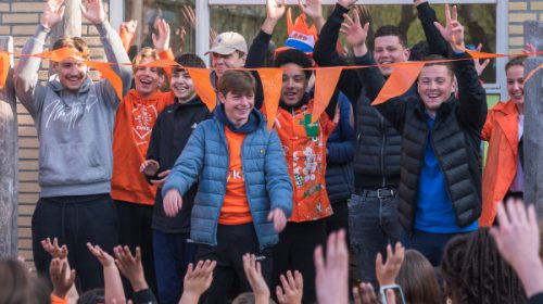 Studenten begeleidden 2000 Utrechtse leerlingen tijdens Koningsspelen