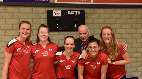 Tafeltennisdames Nieuwegein wederom naar de finale in de eredivisie