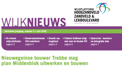 De wijkkrant voor Hoogzandveld, Zandveld & Lekboulevard is af