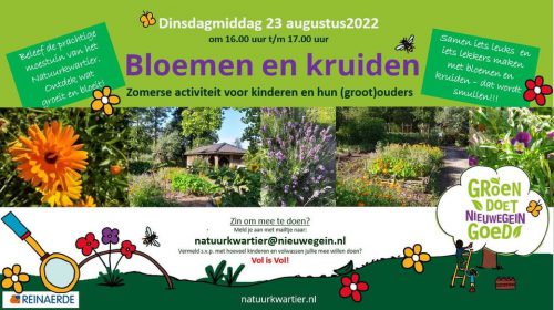 ‘Bloemen en kruiden’ in het Natuurkwartier
