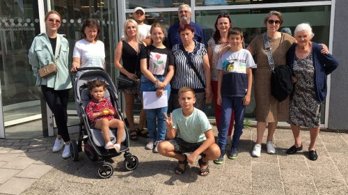 Oekraïners en Galecoppers maken wandeling door de wijk