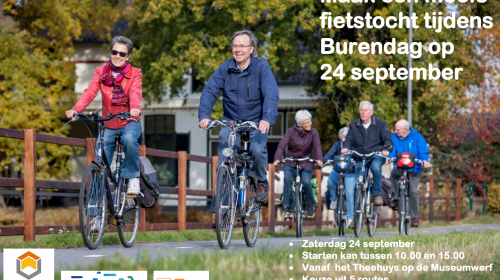 Samen fietsen tijdens Burendag