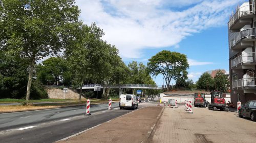In- en uitrit op A.C. Verhoefweg open en werkzaamheden aan fiets- en voetpad Zuidstedeviaduct
