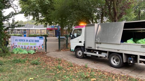 Leerlingen Vroonestein aan de slag met Gigagroen