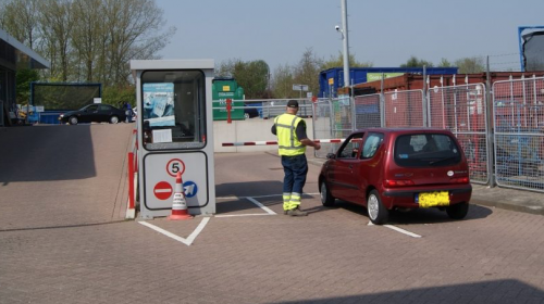 Verscherpte toegangscontrole op recyclingstation aan de Utrechthaven