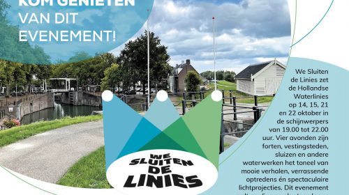 Lichtprojecties zetten waterliniesluizen in Nieuwegein en Wijk bij Duurstede in de schijnwerpers