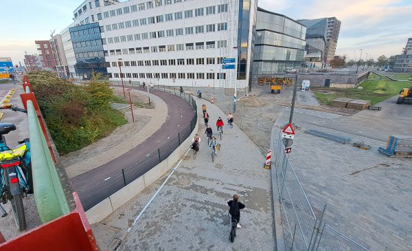 Brugpad in Nieuwegein na bijna vier jaar weer open