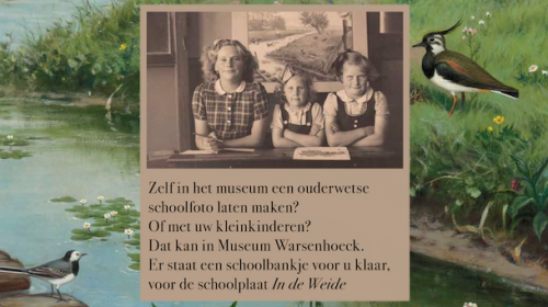 Expositie oude schoolplaten in Museum Warsenhoeck