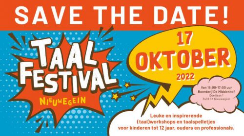Ontdek het eerste Taalfestival in Nieuwegein!
