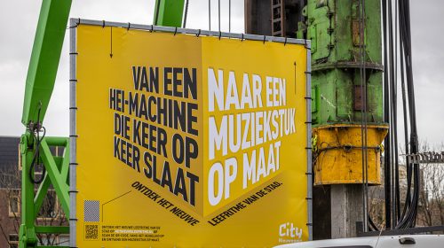 Hei-geluid in City Nieuwegein basis voor muziek: ‘Van hei-ritme naar leefritme’