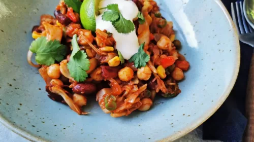 Koken met PEN: ‘Mexicaanse aardappel-bonenschotel met runderchipolata’