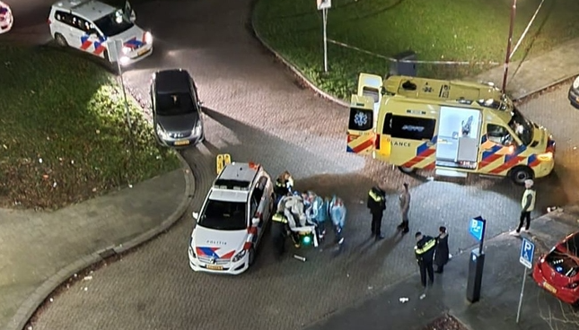 Gewonde op het Nijpelsplantsoen