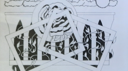 Pentekeningen van Ton de Gruijter te zien in De Roerdomp