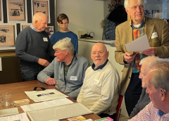 Elfstedentochtrijders in Museum Warsenhoeck