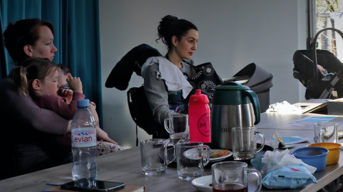 Henna tatoeage bij mama-café  in Dorpshuis Fort Vreeswijk