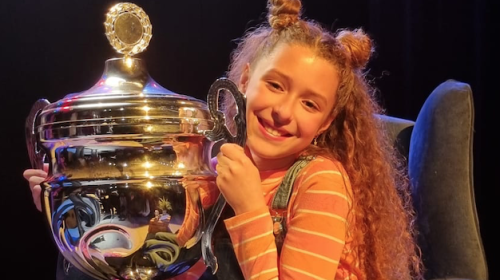 Mireya Nielsen is de Voorleeskampioen van Nieuwegein