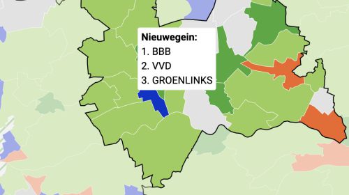 BoerBurgerBeweging (BBB) ook in Nieuwegein de grootste
