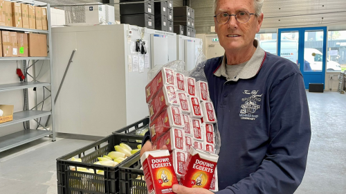 1048 pakken koffie voor de Voedselbank in Nieuwegein