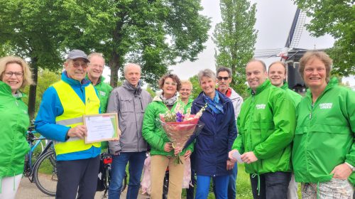 Fietsersbond Nieuwegein krijgt het Groene Lintje 2023