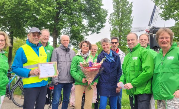 Fietsersbond Nieuwegein krijgt het Groene Lintje 2023