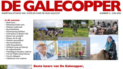 Derde editie van wijkkrant ‘De Galecopper’ is uit