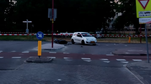Noordstedeweg afgezet vanwege forensisch onderzoek na ongeval