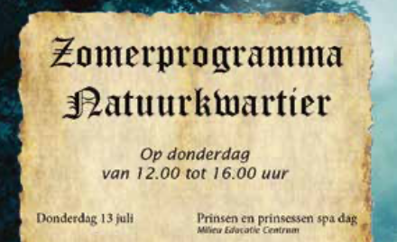 Sprookjesachtige zomer op het Natuurkwartier