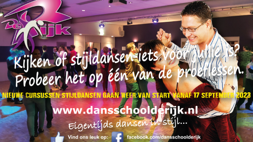 Lekker stijldansen bij Dansschool De Rijk in Nieuwegein!