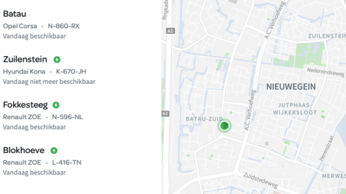 MyWheels lanceert deelauto’s in Nieuwegein: Duurzame mobiliteit binnen handbereik