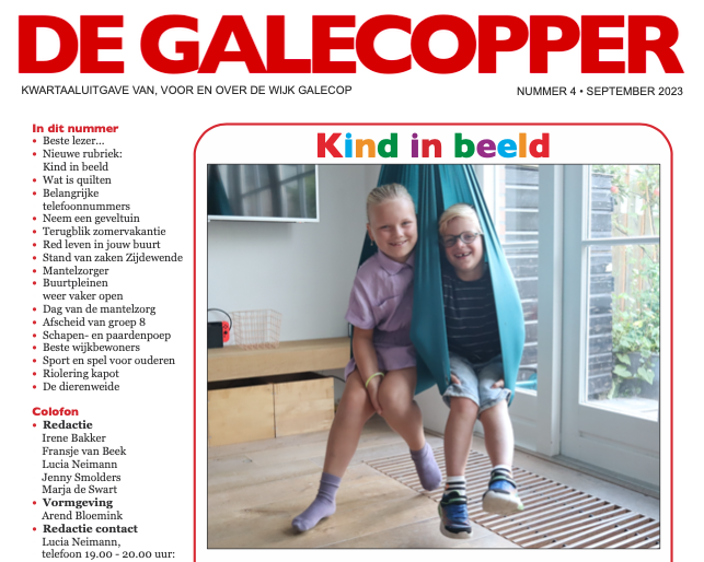 Galecopper wijkkrant