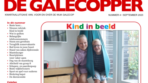 Vierde editie van wijkkrant ‘De Galecopper’ is uit