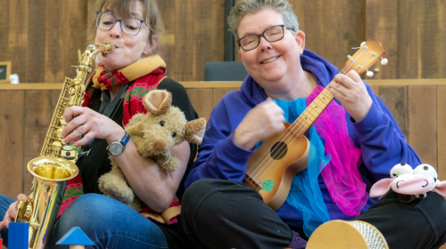Muzikale voorstelling voor kleine kinderen in Dorpshuis Fort Vreeswijk