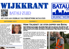De wijkkrant voor de wijk Batau-Zuid is weer uit