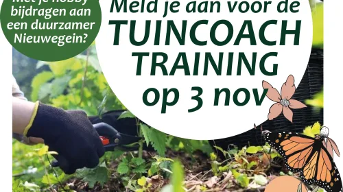 Training Tuincoach op Buurtplein Zuid