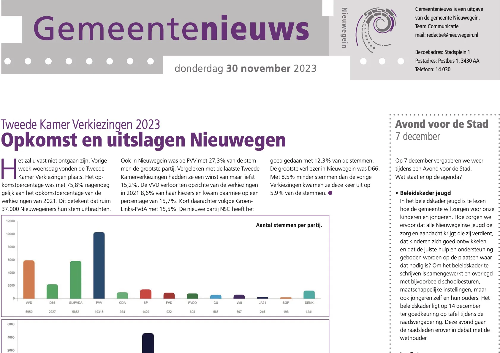 Gemeentenieuws online