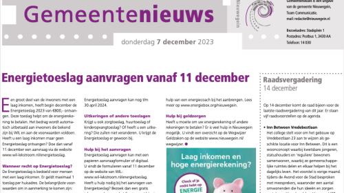 Gemeentenieuws online