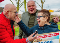 Wéér bezoek Postcode Loterij in Nieuwegein