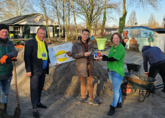 Lionsclub Nieuwegein helpt Stichting Bouwspeeltuin Jeugdland