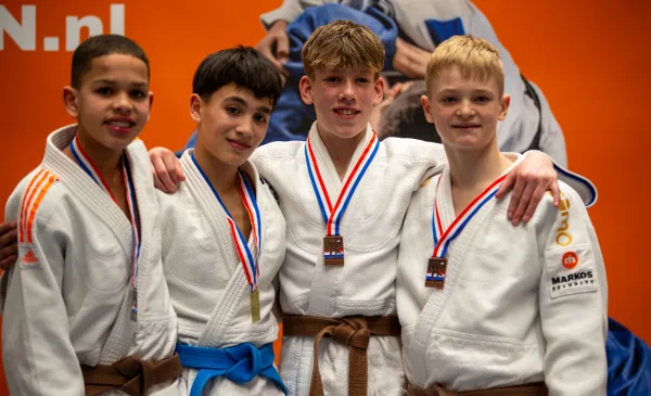 Medaille succes voor judoka’s van DeMix uit Nieuwegein